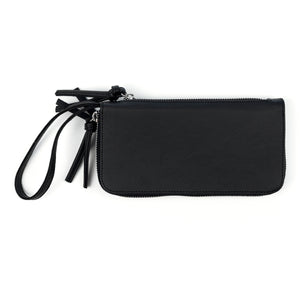 Black Zippered Wallet