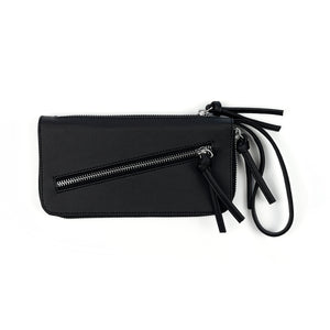 Black Zippered Wallet