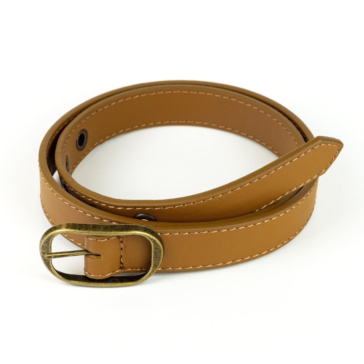 Brown & Brass 1" Belt