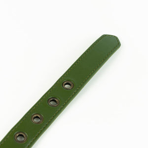 Green & Brass 1" Belt