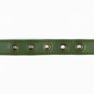 Green & Brass 1" Belt